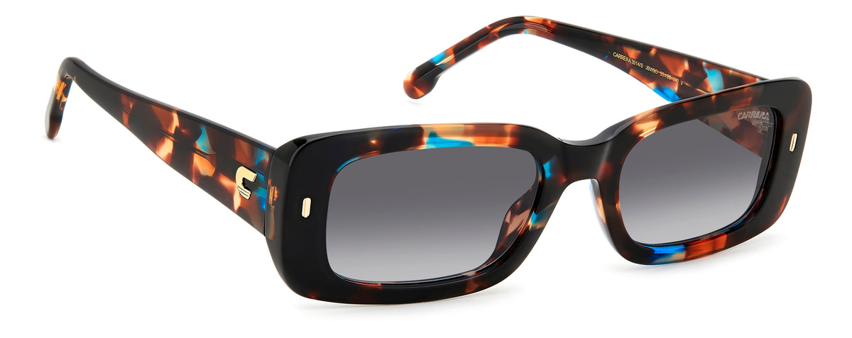 Carrera 3014/S JBW 53 9O BLUE HAVANA/ DARK GREY SHADED - Blue Star Eyewear