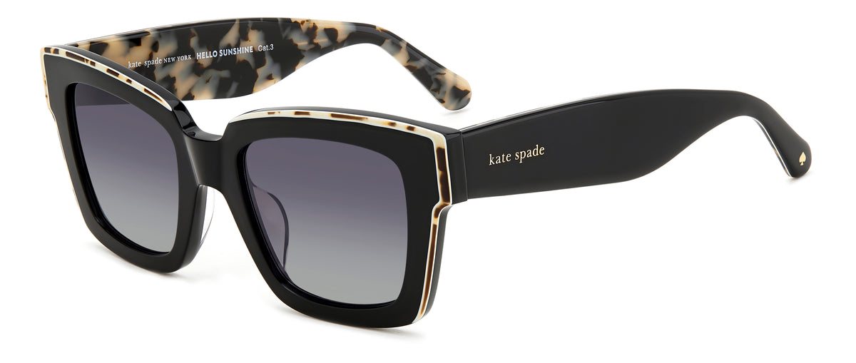 Kate Spade BRYNNE/G/S-51-TCB BK WHT HV WJ GREY SF PZ