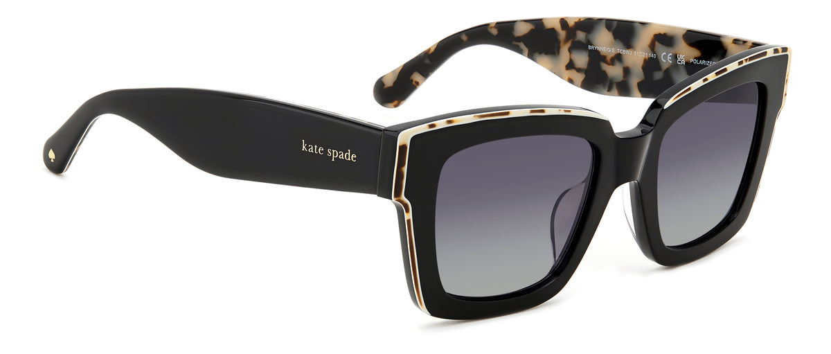 Kate Spade BRYNNE/G/S-51-TCB BK WHT HV WJ GREY SF PZ