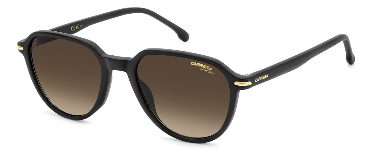 Carrera 342/S-53-003 MTT BLACK 86 BK BRW GREEN AR - Blue Star Eyewear
