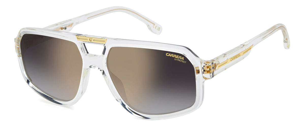 Carrera VICTORY C 26/S 900 59 FQ 
CRYSTAL/ 
GREY SHADED GOLD MIRROR