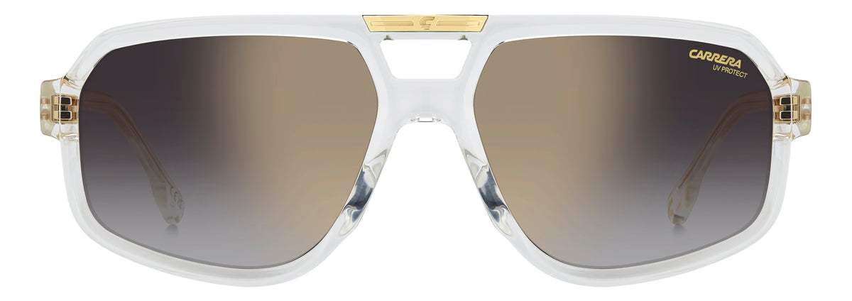 Carrera VICTORY C 26/S 900 59 FQ 
CRYSTAL/ 
GREY SHADED GOLD MIRROR