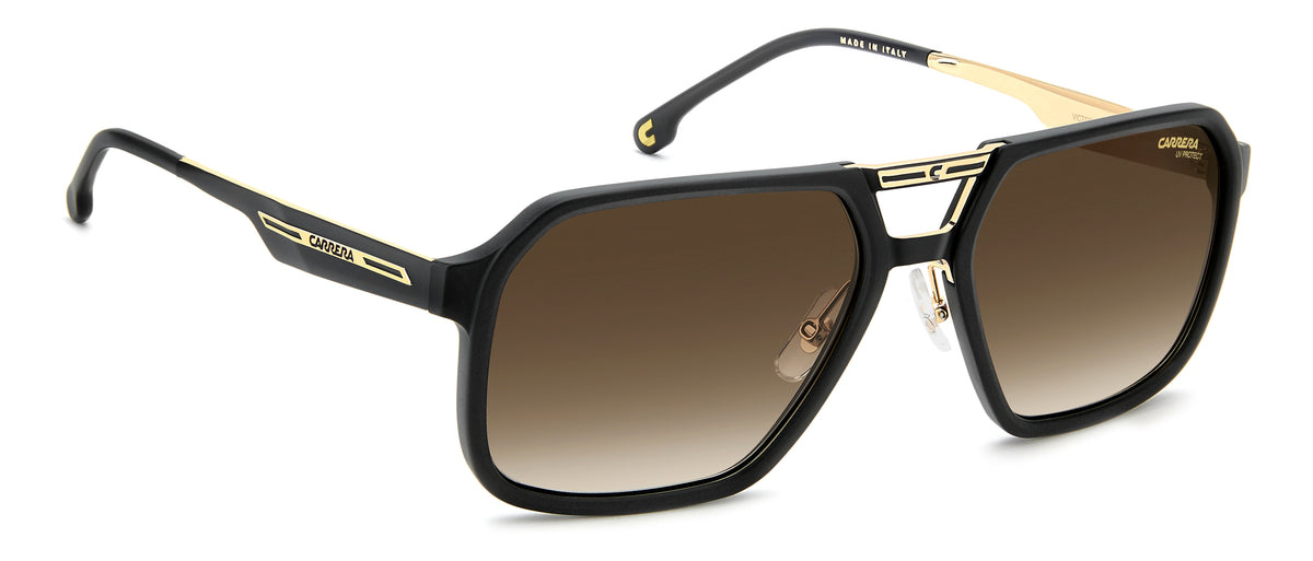 Carrera VICTORY C 27/S I46 59 86 
MATTE BLACK GOLD/ 
BLACK BROWN GREEN ANTIREFLEX