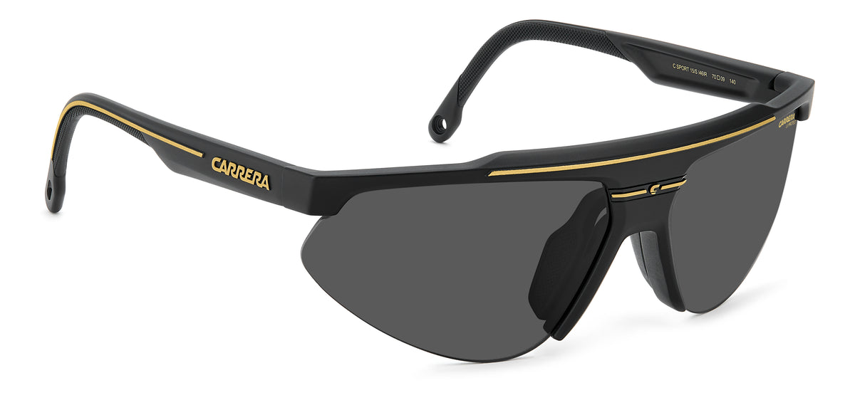Carrera C SPORT 15/S-70-I46 MT BK GD IR GREY - Blue Star Eyewear