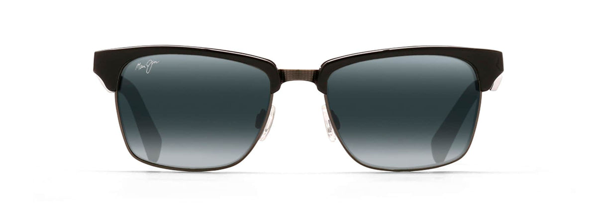Maui Jim Kawika 257-17C Black Gloss w/Antique Pewter/ Neutral Grey - Blue Star Eyewear