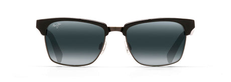 Maui Jim Kawika 257-17C Black Gloss w/Antique Pewter/ Neutral Grey - Blue Star Eyewear