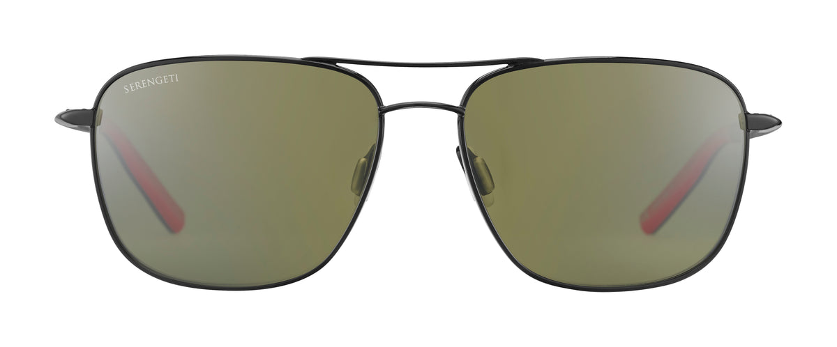 Serengeti Spello 8796 Shiny Black / Black / Red 58 / Metal