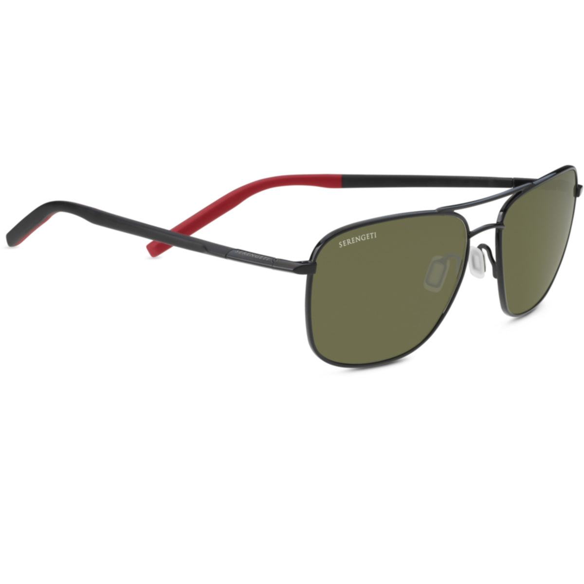 Serengeti Spello 8796 Shiny Black / Black / Red 58 / Metal