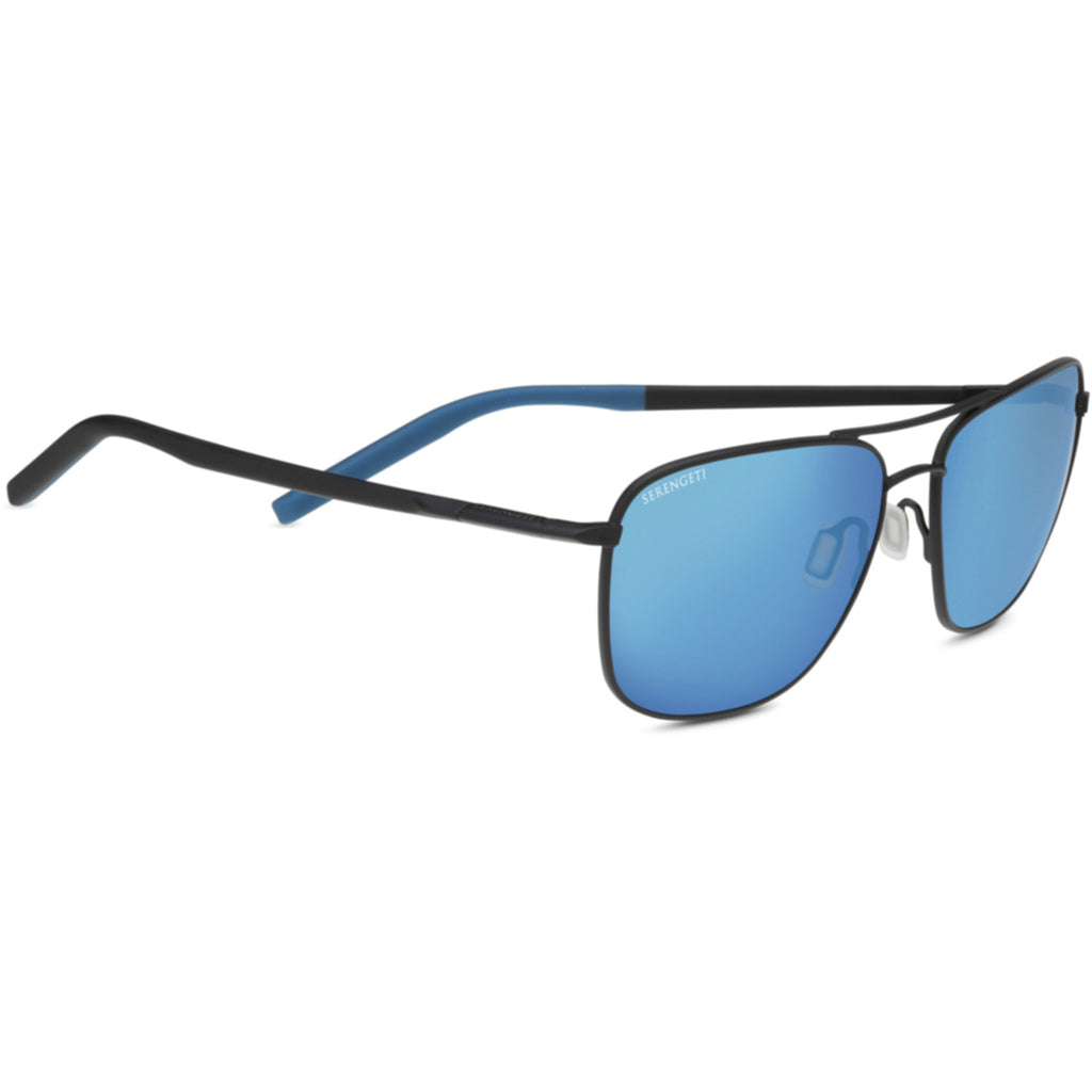 Serengeti Spello 8797 Matte Black / Black / Blue 58 / Metal