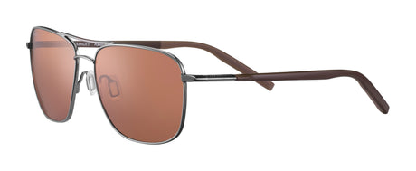 Serengeti Spello 8799 Shiny Gunmetal / Brown 58 / Metal