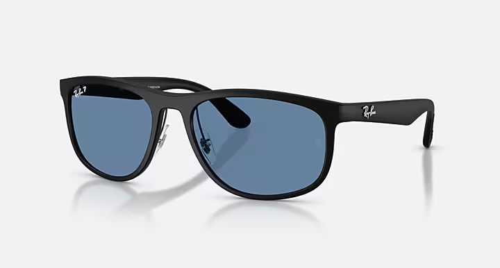 Ray-Ban 0RB4468601S1C59 Sand Black/ Blue