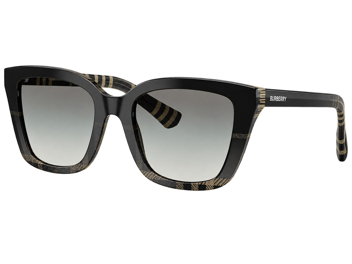Burberry 0BE4487F42008G52 Check Gradient Grey/ Grey Gradient