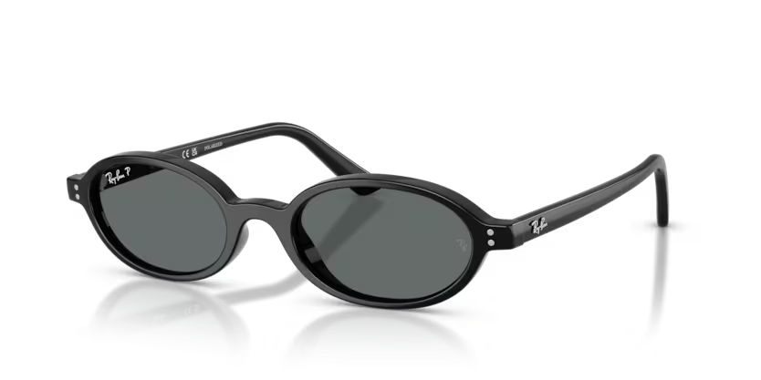 Ray-Ban 0RB447266778151 Black/ Dark Grey Polarized