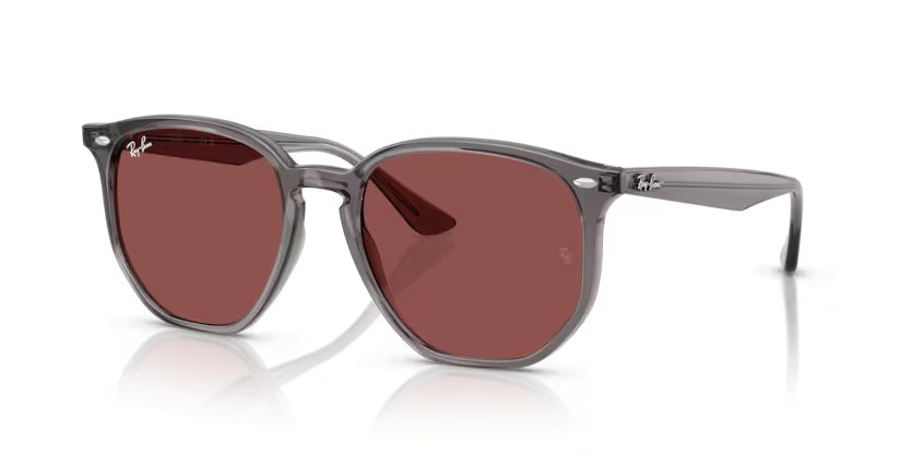 Ray-Ban 0RB430668737554 Opal Grey/ Dark Violet