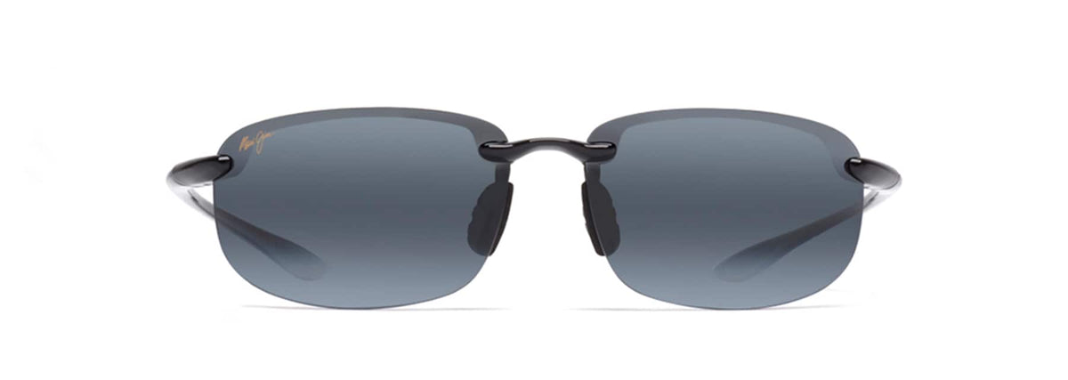 Maui Jim Hookipa 407N-02 Gloss Black  / Neutral Grey Polarised - Blue Star Eyewear
