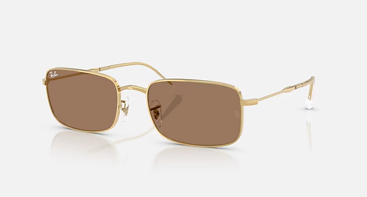 Ray-Ban 0RB37460017356 Arista Gold/ Brown
