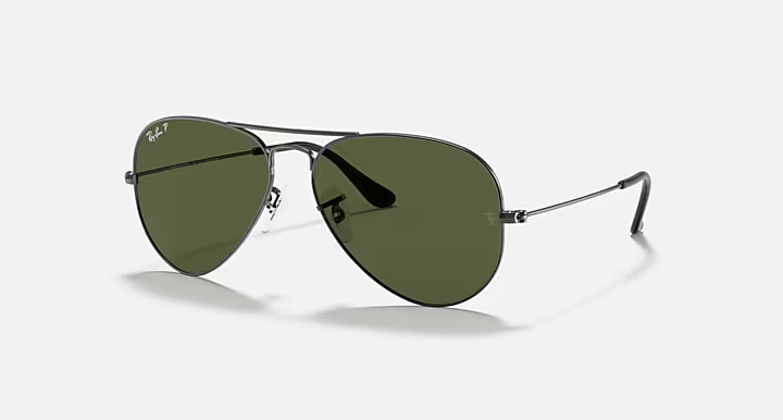 Ray-Ban Aviator 0RB3025 004/58 58 Gunmetal/ Green