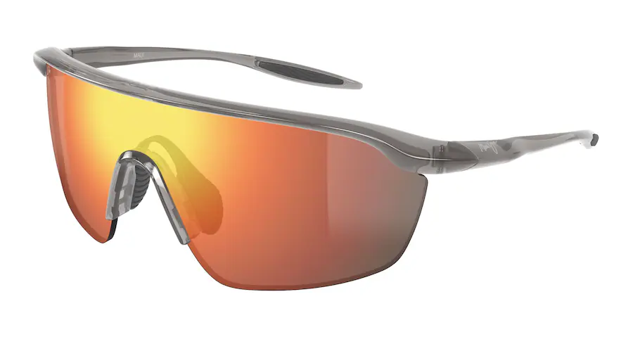 Maui Jim Miona AF MJ0375SA-005 Shiny Opal Dark Grey/ Hawaii Lava