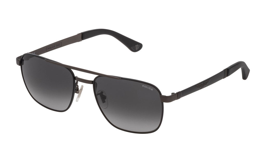 Sunglasses Police Pl890 08H5 Matt Black / Gun 5817 145 3