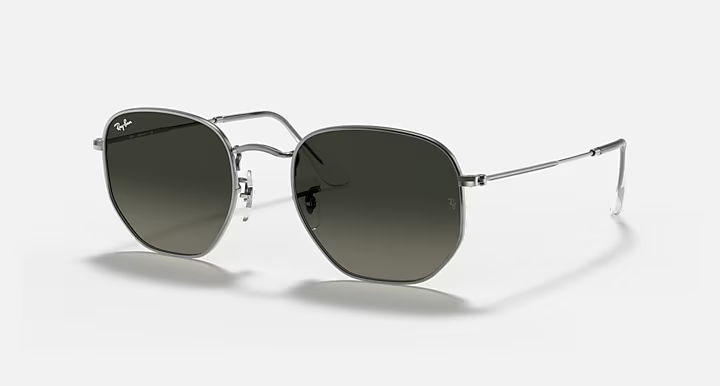 Ray-Ban Hexagonal 0RB3548N 004/71 54 Gunmetal/ Grey Gradient - Blue Star Eyewear
