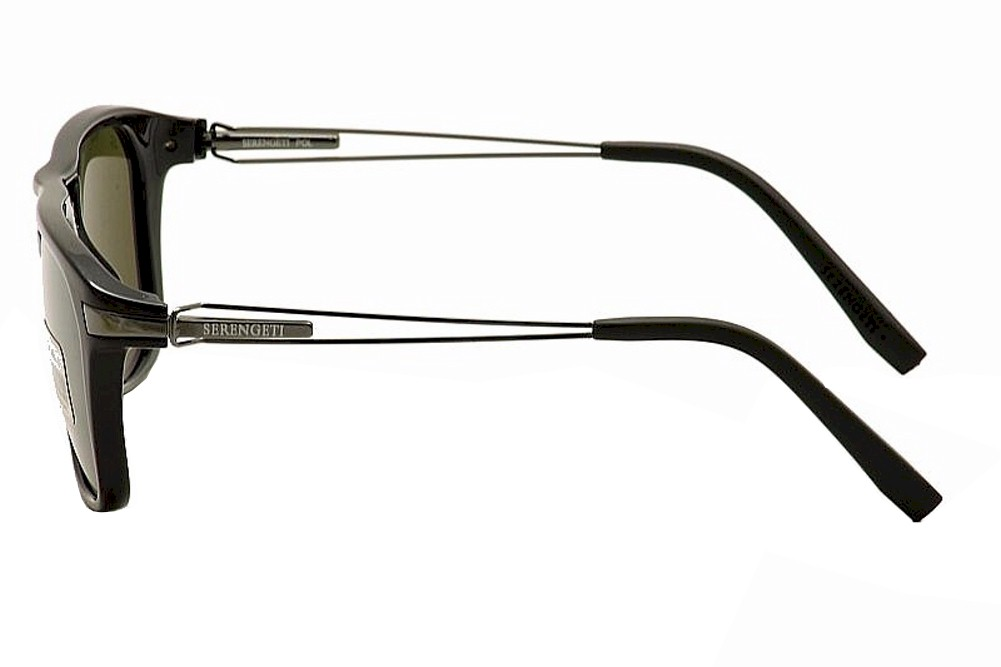 Serengeti Empoli 7762 Shiny Black/ Polarised Photochromic