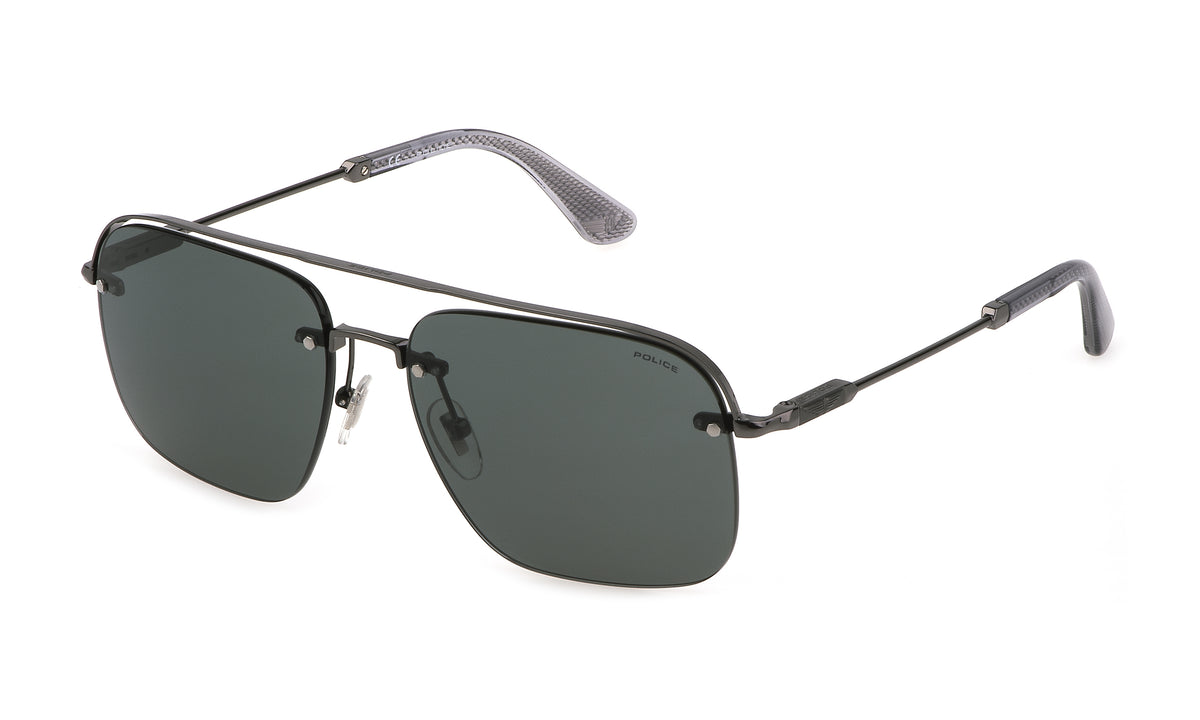 Sunglasses Police Plf72 0568 Shiny Gun 5916 145 3