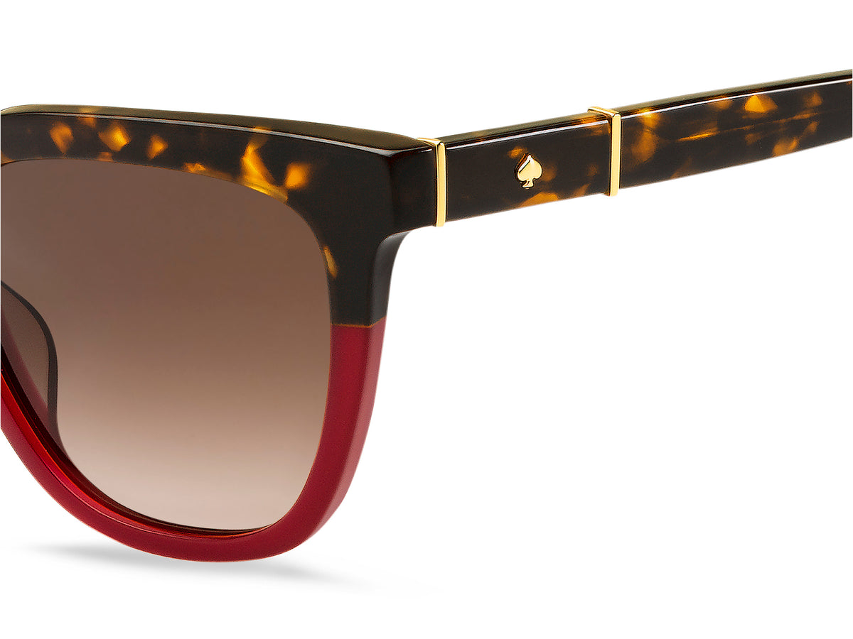 Kate Spade Kahli/S 200685 Havana Burgundy/ Brown Shaded