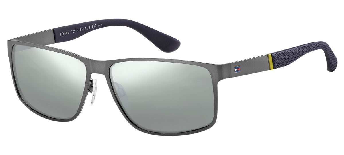 Tommy Hilfiger TH 1542/S Matte Dark Ruthenium/ Silver Mirror