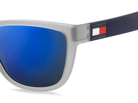 Tommy Hilfiger TH 1557/S Matte Grey/ Blu Sky Mirror Lens