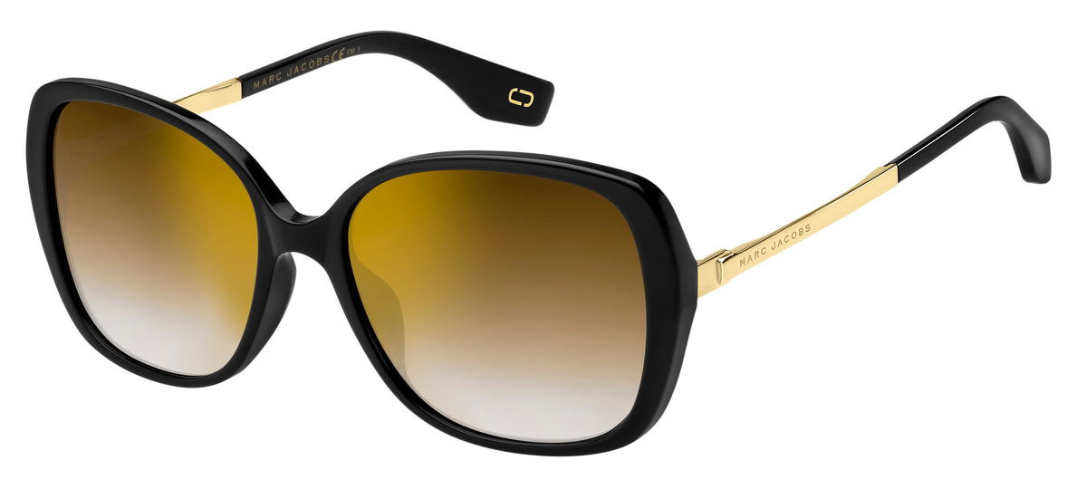Marc Jacobs MARC 304/S-56-807 BLACK JL BROWN SS GLD
