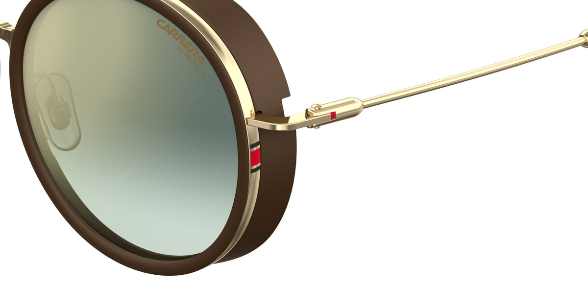 Carrera 167/S-50-24S GOLD WHTE EZ GREEN SF FLSGUN