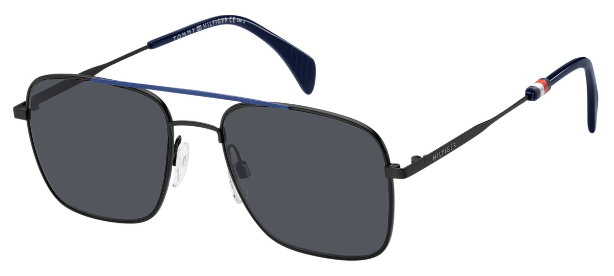 Tommy Hilfiger TH 1537/S Black Pattern Blue/ Grey