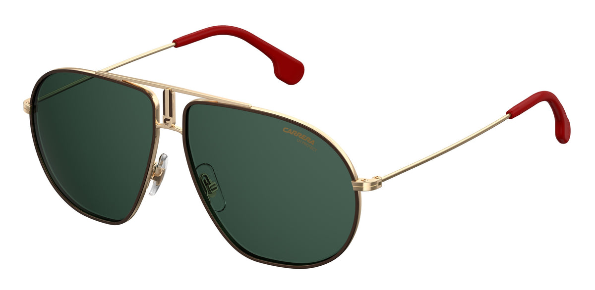 CARRERA BOUND-62-01Q GOLD BRWN QT GREEN