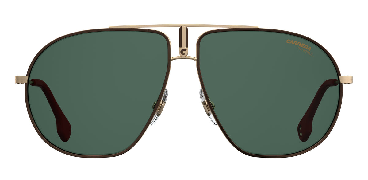 CARRERA BOUND-62-01Q GOLD BRWN QT GREEN