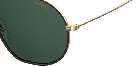 CARRERA BOUND-62-01Q GOLD BRWN QT GREEN