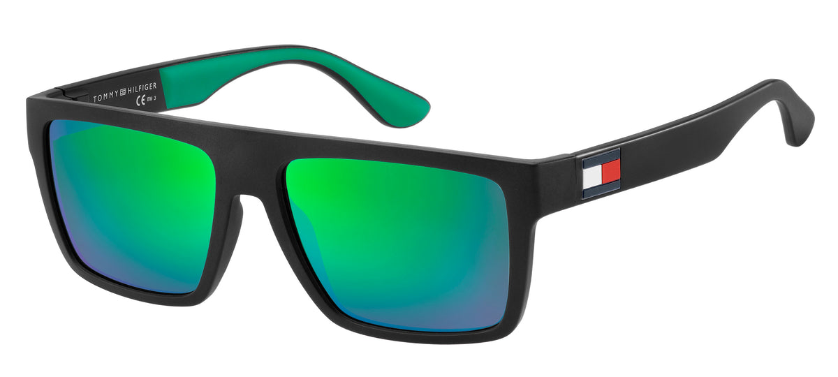 Tommy Hilfiger TH 1605/S Matte Black Green/ Green Multilayer