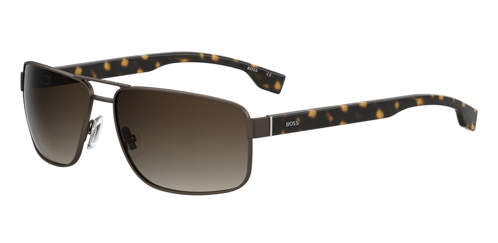 BOSS 1035/S Matte Brown/ Brown Shaded