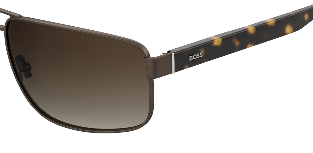 BOSS 1035/S Matte Brown/ Brown Shaded