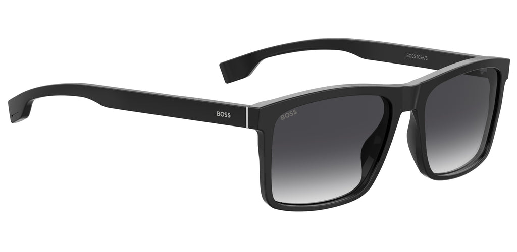 BOSS 1036/S Black/ Dark Grey Shaded