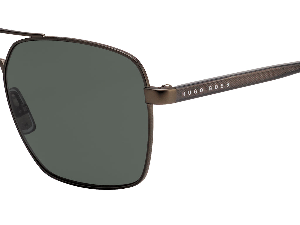 Hugo Boss BOSS 1045/S Matte Ruthenium Black/ Green