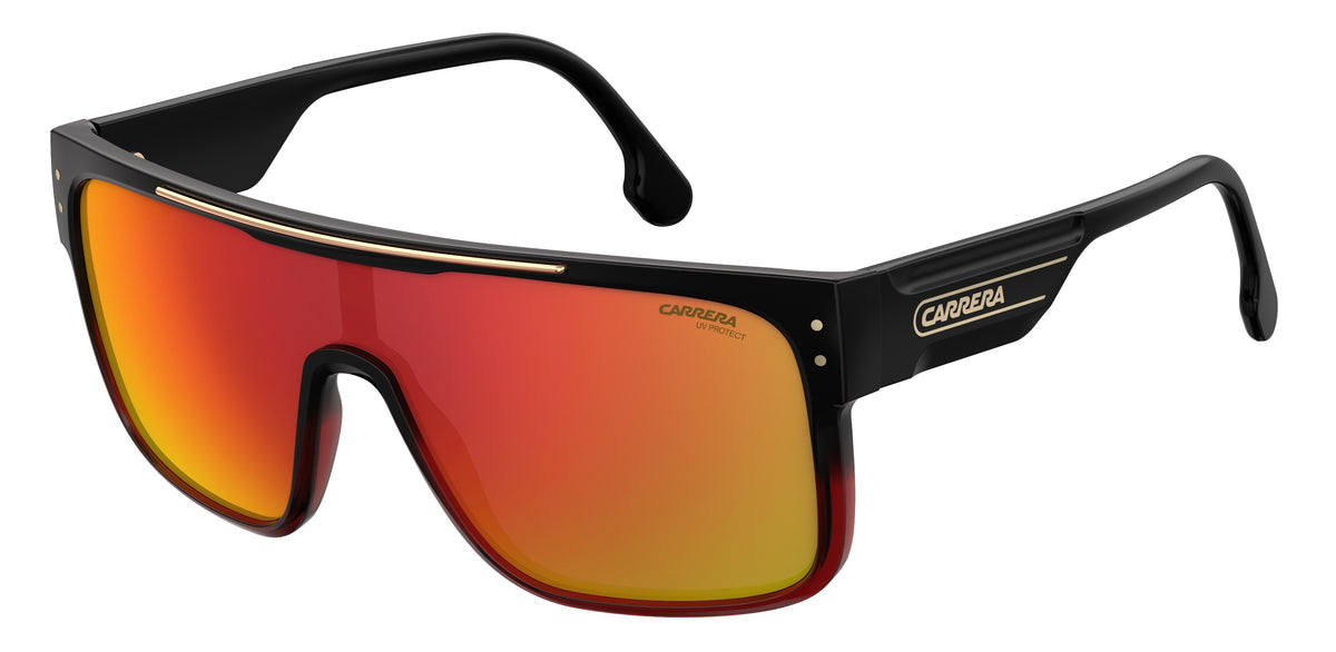 CA FLAGTOP II-99-AJ1 BLK SHDRD UZ RED FL