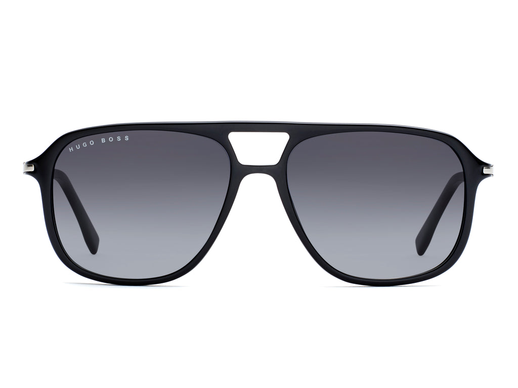 BOSS 1042/S Black/ Dark Grey Shaded 56 / Plastic / Optyl