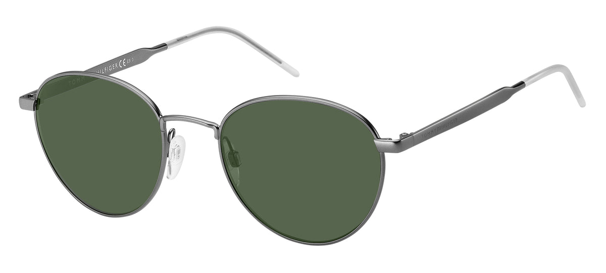 Tommy Hilfiger TH 1654/S Matte Dark Ruthenium/ Green