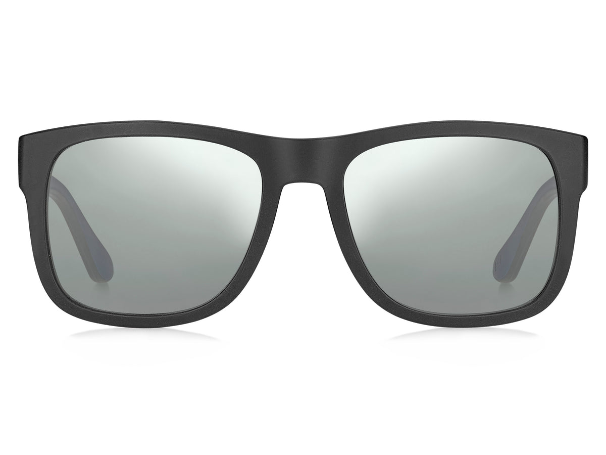 Tommy Hilfiger TH 1556/S Black Blue/ Silver Mirror Lens