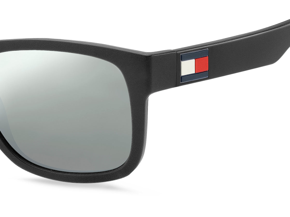 Tommy Hilfiger TH 1556/S Black Blue/ Silver Mirror Lens