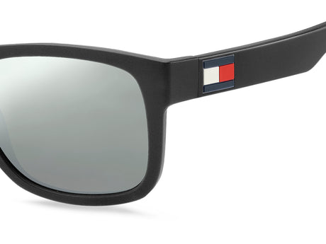 Tommy Hilfiger TH 1556/S Black Blue/ Silver Mirror Lens