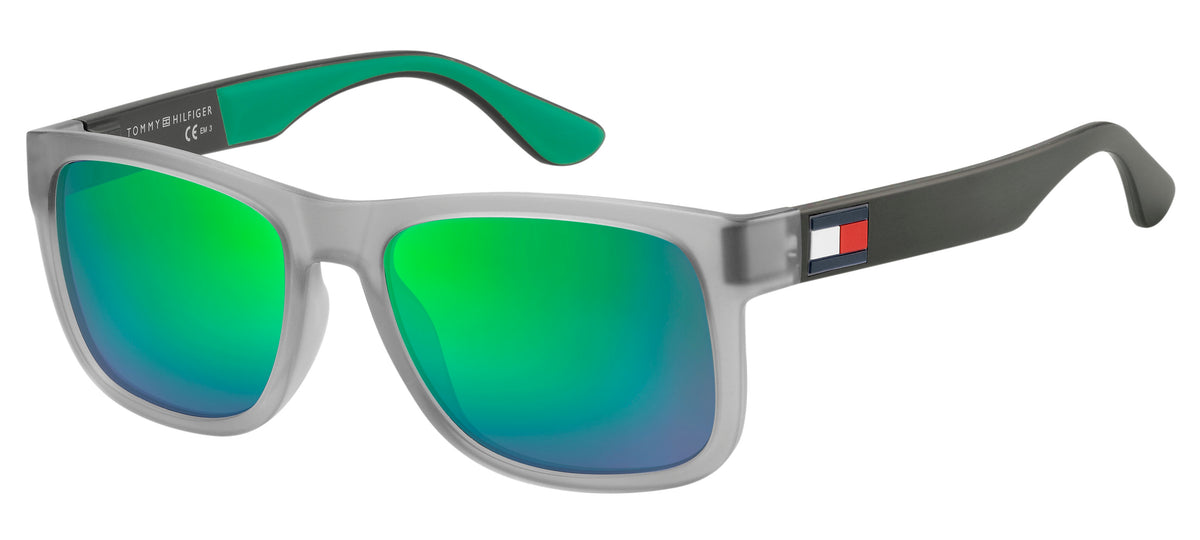 Tommy Hilfiger TH 1556/S Matte Grey/ Green Multilayer Lens