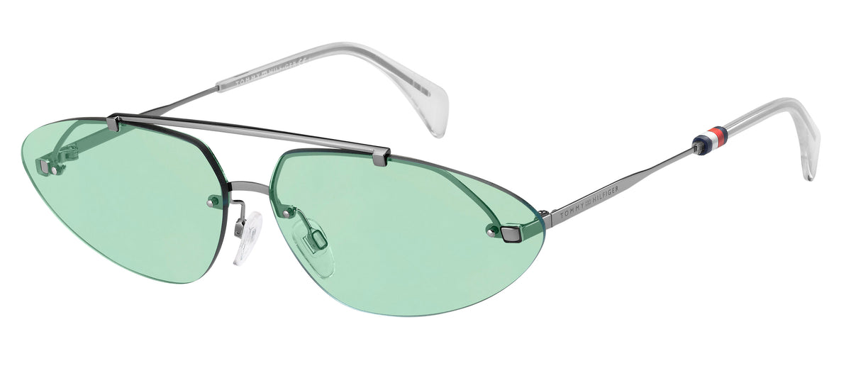 Tommy Hilfiger TH 1660/S Ruthenium Aqua/ Green