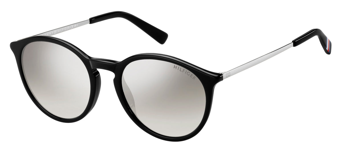Tommy Hilfiger TH 1663/S Black/ Grey Mirrorshade Silver