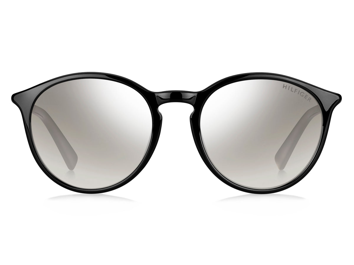 Tommy Hilfiger TH 1663/S Black/ Grey Mirrorshade Silver